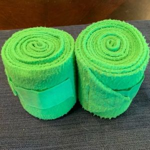 Lime Green Horse Polo Wraps